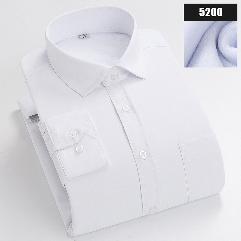 2019新款爆款工装保暖衬衫5200纯白色
