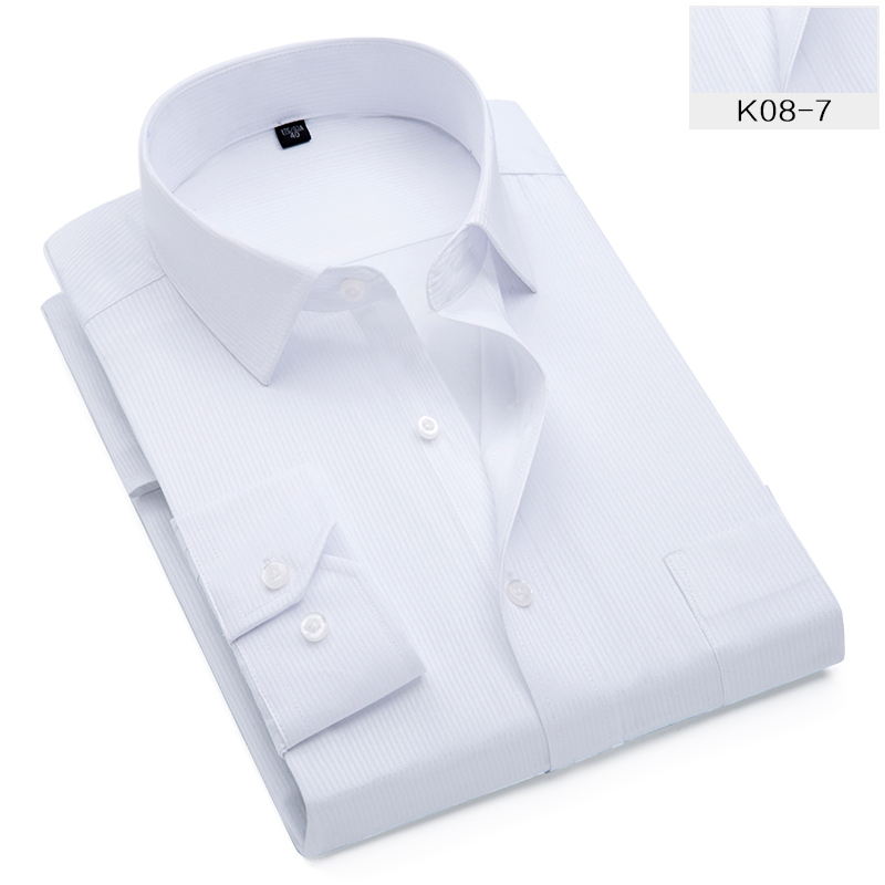 2018新款纯色长袖工装衬衫K08-7